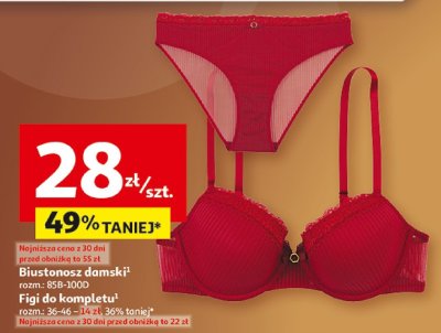 Biustonosz damski promocja w Auchan