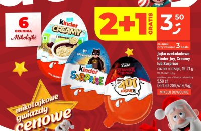 Jajko czekoladowe Kinder Creamy różne rodzaje 19-21g promocja w Dealz