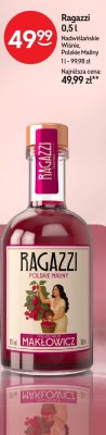 Likier Ragazzi Polskie Maliny 0,5l promocja w Żabka