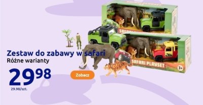 Zestaw do zabawy w safari różne warianty promocja w Action