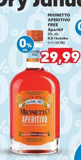 Vermouth Mionetto aperitivo free promocja