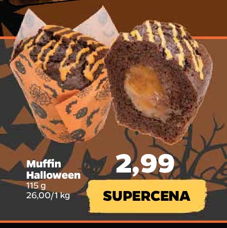 Muffinki halloween promocja