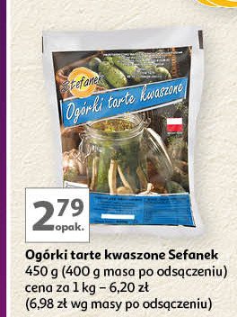 Ogórki tarte kwaszone Stefanek promocja