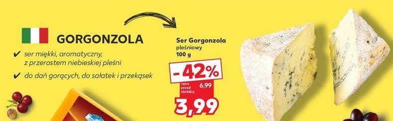 Ser gorgonzola promocja