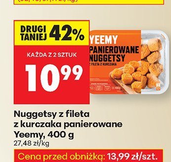 Nuggetsy z fileta z kurczaka panierowane  promocja w Biedronka
