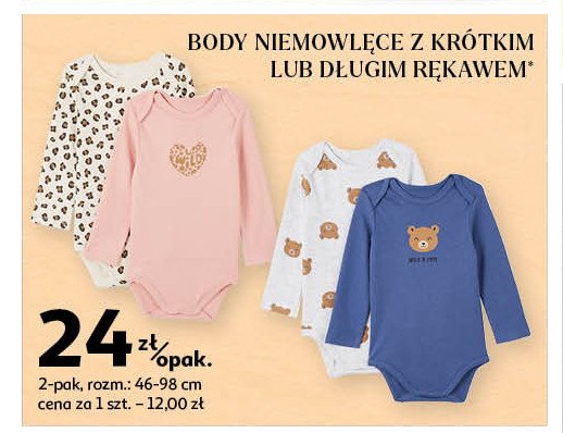 Body niemowlęce 46-98 cm Auchan inextenso promocja