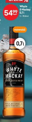 Whisky Whyte & Mackay 0,7l promocja w Żabka