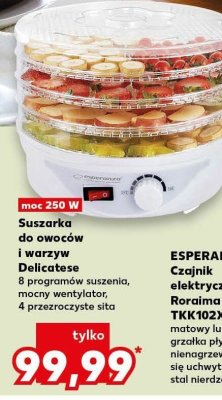 Suszarka do owoców i warzyw  promocja w Kaufland