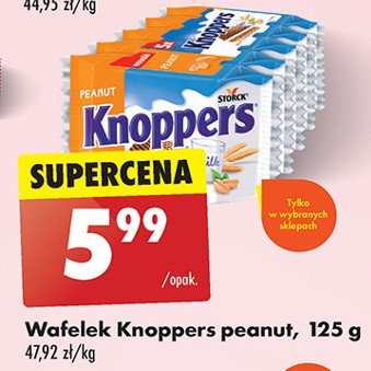 Wafelek peanut Knoppers promocja