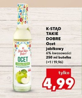 Ocet jabłkowy 6% K-classic stąd takie dobre! promocja w Kaufland