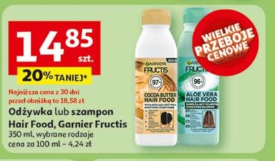 Szampon do w艂os贸w nawil偶aj膮cy aloe Garnier fructis hair food promocja