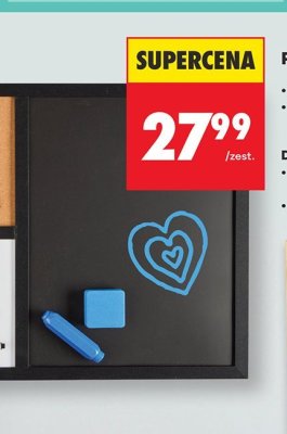 Tablica promocja w Biedronka