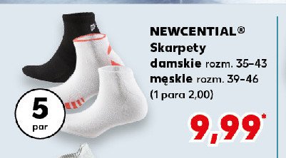 Skarpety męskie 39-46 Newcential promocja