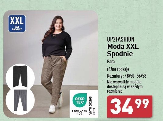 Spodnie dresowe 48/50-56/58 Up2fashion promocja