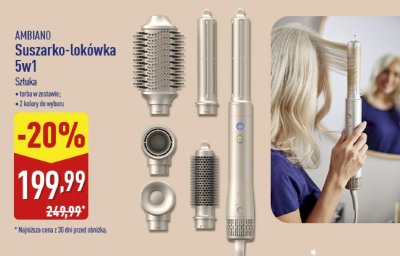 Suszarko-lokówka 5w1 Ambiano promocja w Aldi