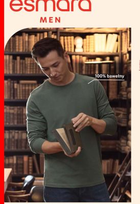 Koszulki męskie z bawełny z długim rękawem, 2 sztuki promocja w Lidl