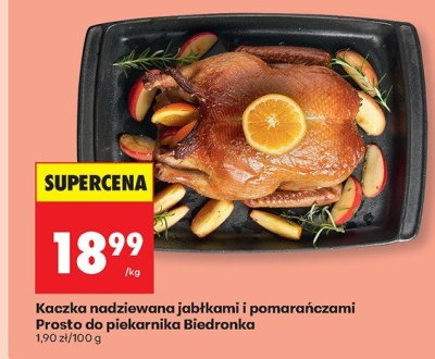 Kaczka nadziewana jabłkami i pomarańczami Prosto do piekarnika  promocja w Biedronka