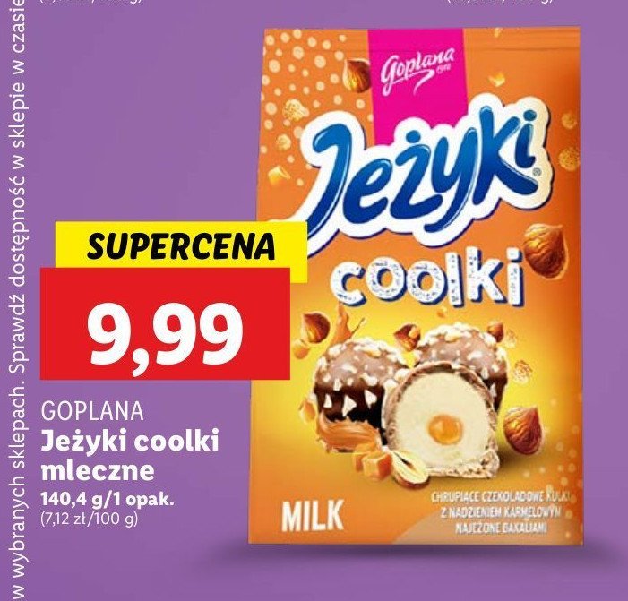 Cukierki milk Jeżyki coolki promocja