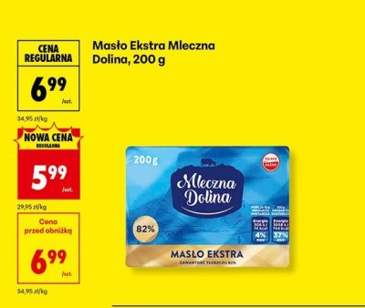 Masło Ekstra, 200 gx promocja w Biedronka