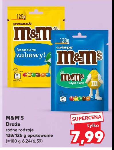 Draże crispy M&m's promocja w Kaufland