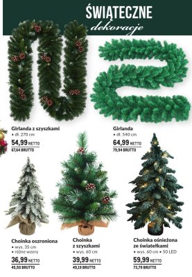 Girlanda z szyszkami 270 cm promocja w Makro