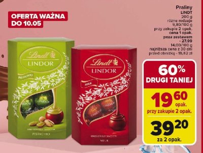Bombonierka pistacchio Lindt lindor promocja