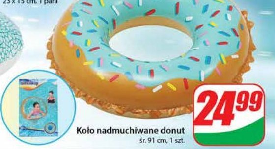 Koło nadmuchiwane donut promocja