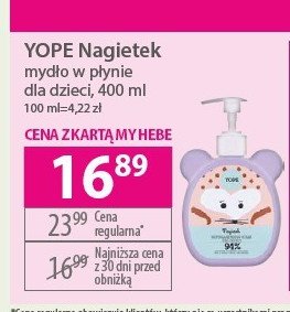 Mydło do rąk dla dzieci - nagietek Yope promocja