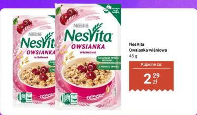 Owsianka wiśniowa NesVita promocja w Dino