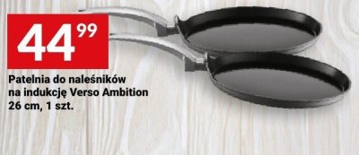 Patelnia do naleśników na indukcję Verso Ambition 26 cm 1 szt. promocja w Twój Market