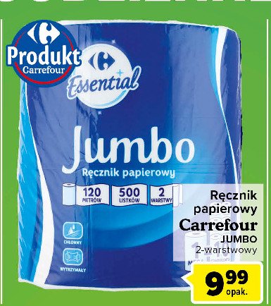 Ręcznik uniwersalny jumbo 500 Carrefour promocja