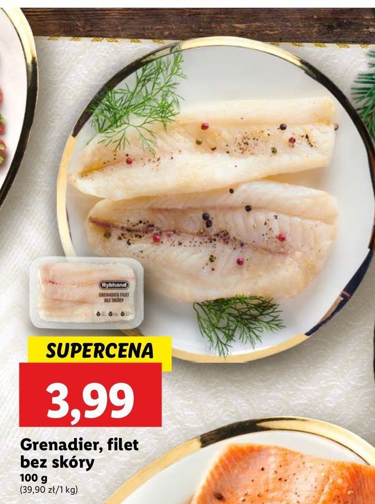 Grenadier filet bez skóry Rybhand promocja