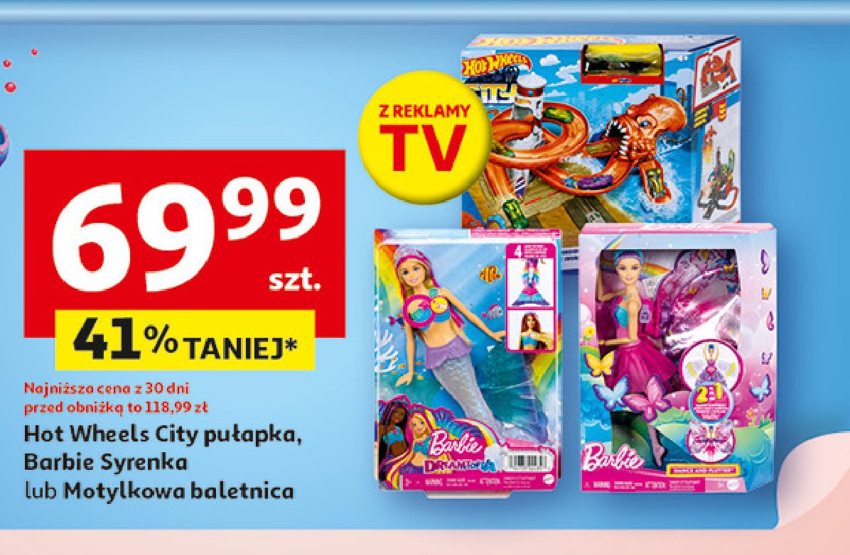 Tor inwazja ośmiornicy hot wheels Mattel promocja w Auchan