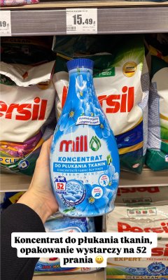 Koncentrat do płukania tkanin Mill Fresh Wind promocja w Intermarche