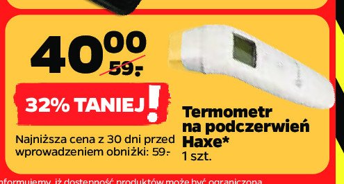 Termometr na podczerwie艅 HAXE promocja
