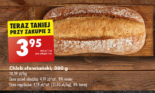Chleb słowiański promocja w Biedronka
