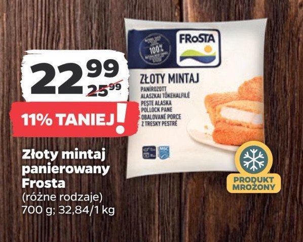 Mintaj złoty Frosta promocja