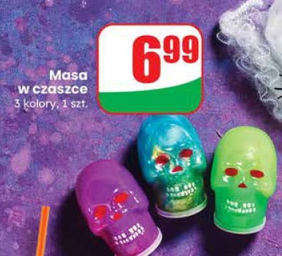 Masa w czaszce 3 kolory Dino promocja w Dino