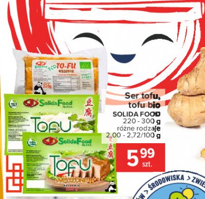 Tofu naturalne Solida food promocja