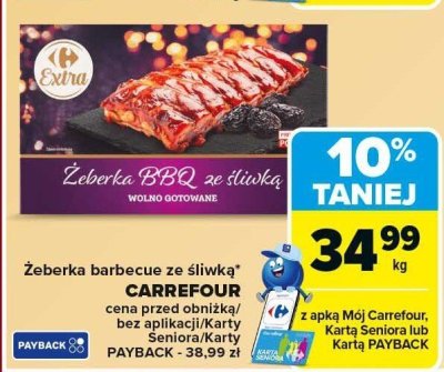 Żeberka promocja w Carrefour Market