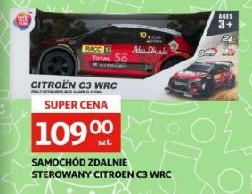 Samochód citroen c3 wrc One two fun promocja