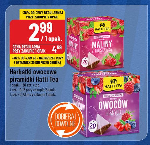 Herbata owoce leśne Hatti tea promocja