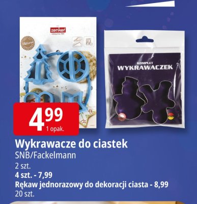Wykrawacze do ciastek SNB/Fackelmann promocja w Leclerc