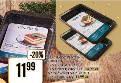 Blacha do pieczenia 37,5x25 cm promocja w Dino