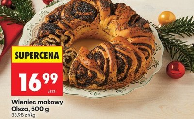 Wieniec makowy 500 g promocja w Biedronka