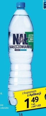 Woda Nałęczowianka różne rodzaje promocja w Selgros