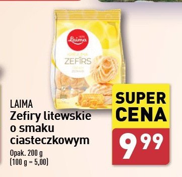 Ciastka zefiry ciasteczkowe Laima promocja w Aldi