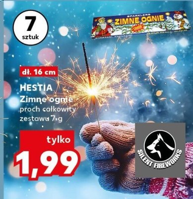 Zimne ognie proch całkowity zestaw promocja w Kaufland