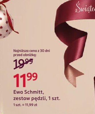 Zestaw pędzli Ewa Schmitt, 1 szt. promocja w Rossmann