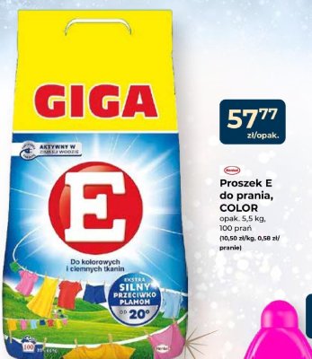 Proszek do prania E COLOR promocja w PSB Mrówka